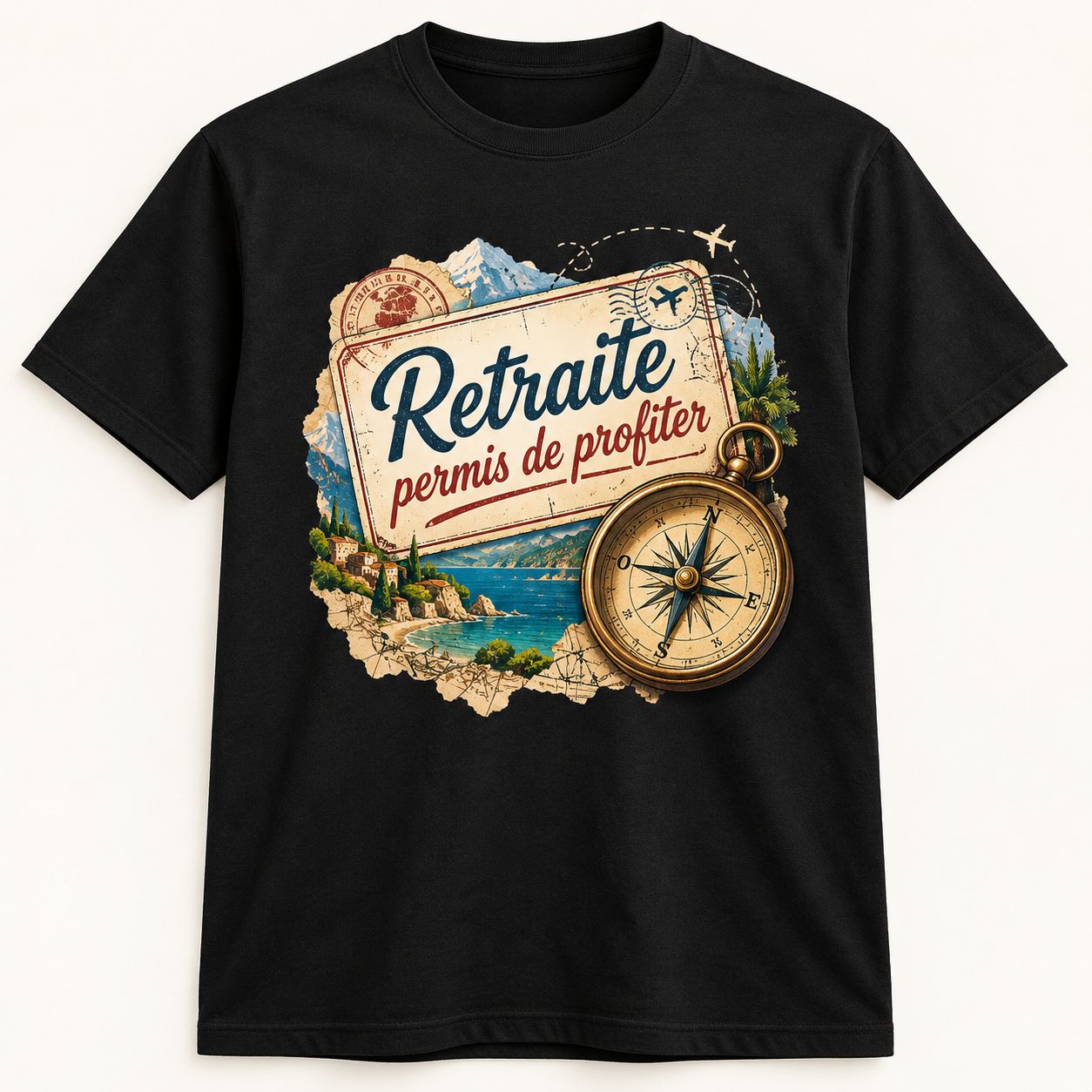 T-shirt Retraite permis de profiter