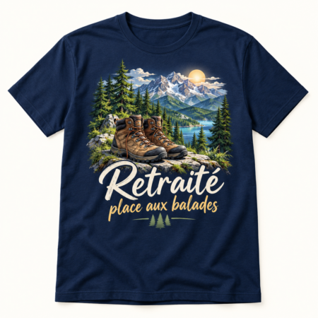 T-shirt Retraité place aux balades