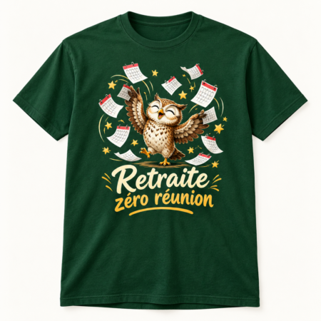 T-shirt Retraite zéro réunion