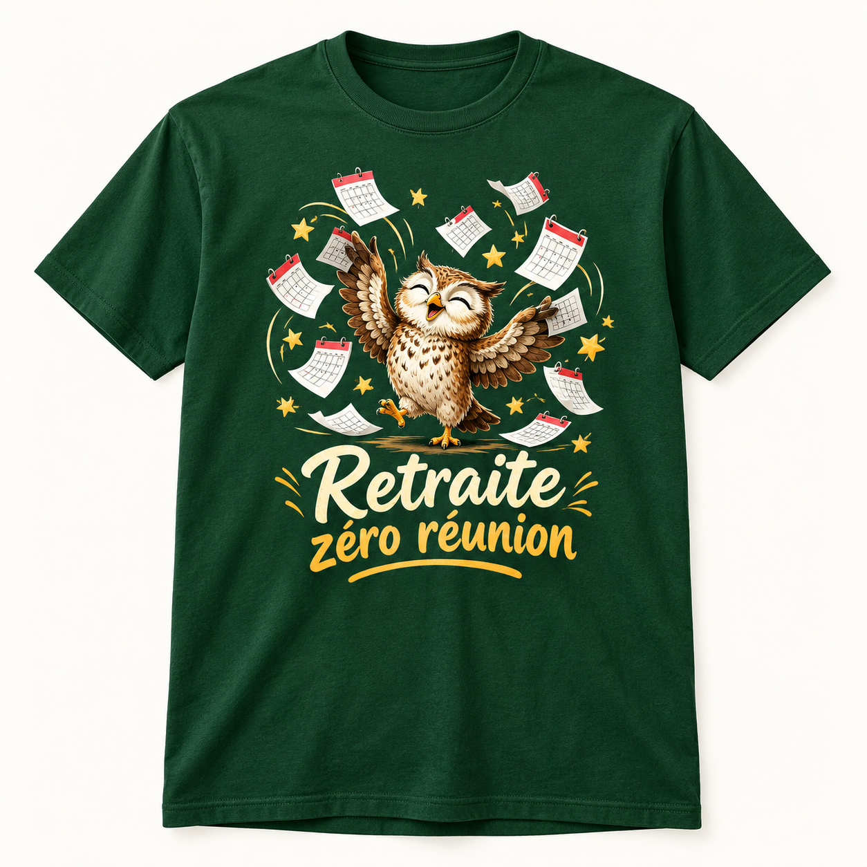 T-shirt Retraite zéro réunion