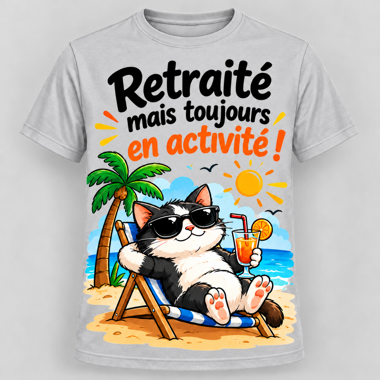 T-shirt humour “Retraité mais toujours en activité” – Image 7