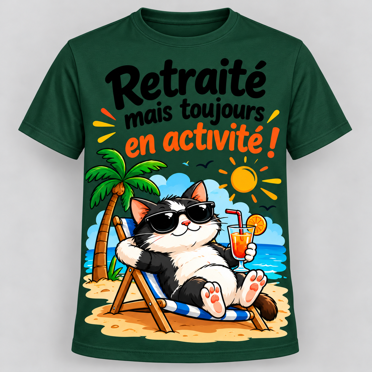 T-shirt humour “Retraité mais toujours en activité” – Image 11