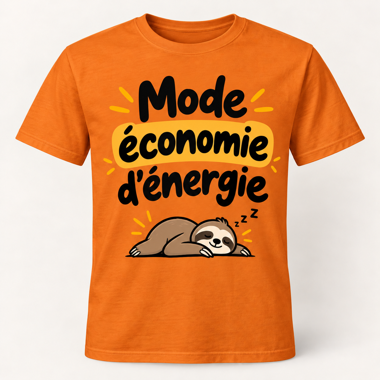 T-shirt humour “Mode économie d'énergie” – Image 8