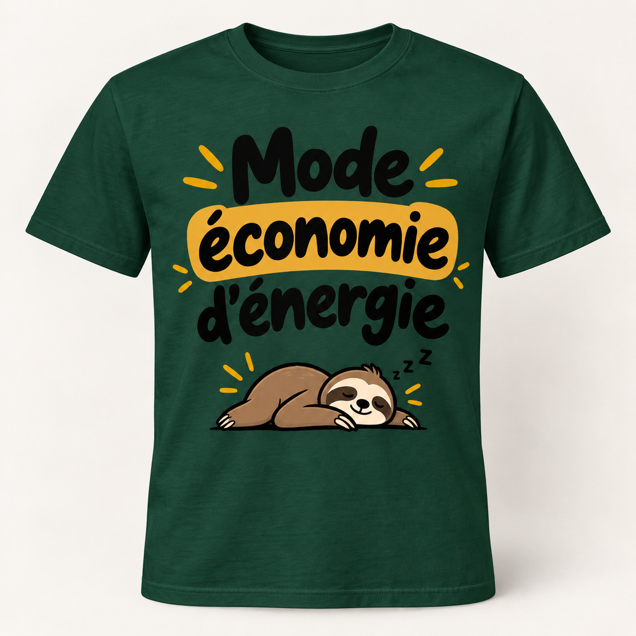 T-shirt humour “Mode économie d'énergie” – Image 11