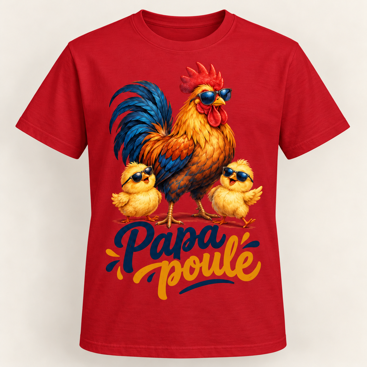 T-shirt Papa poule – Image 4
