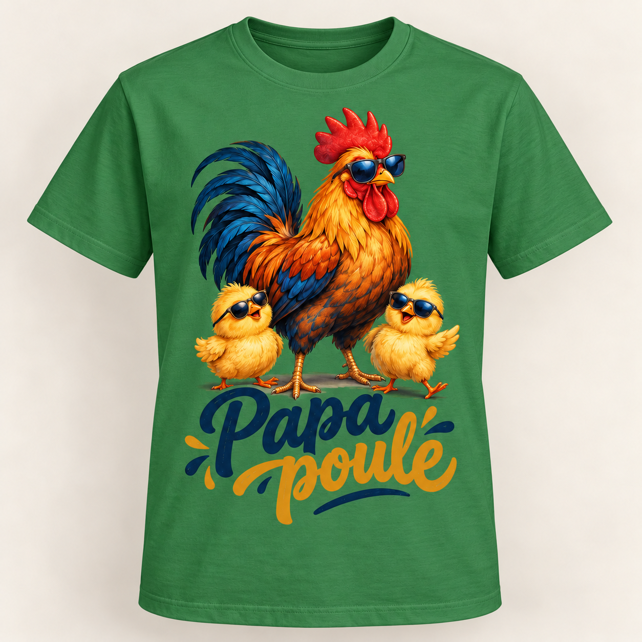 T-shirt Papa poule – Image 3