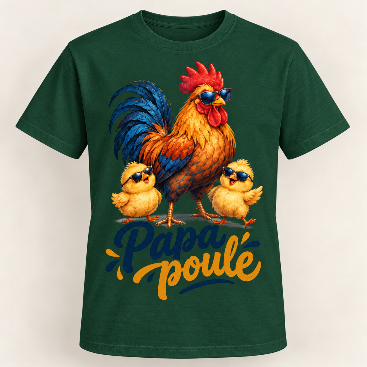 T-shirt Papa poule – Image 2