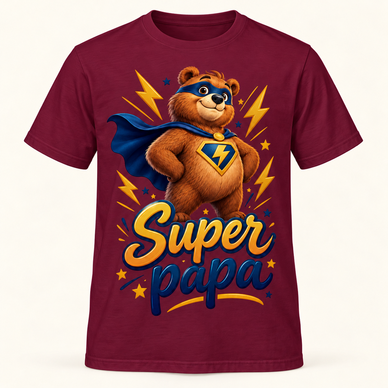 T-shirt Super papa – Image 10