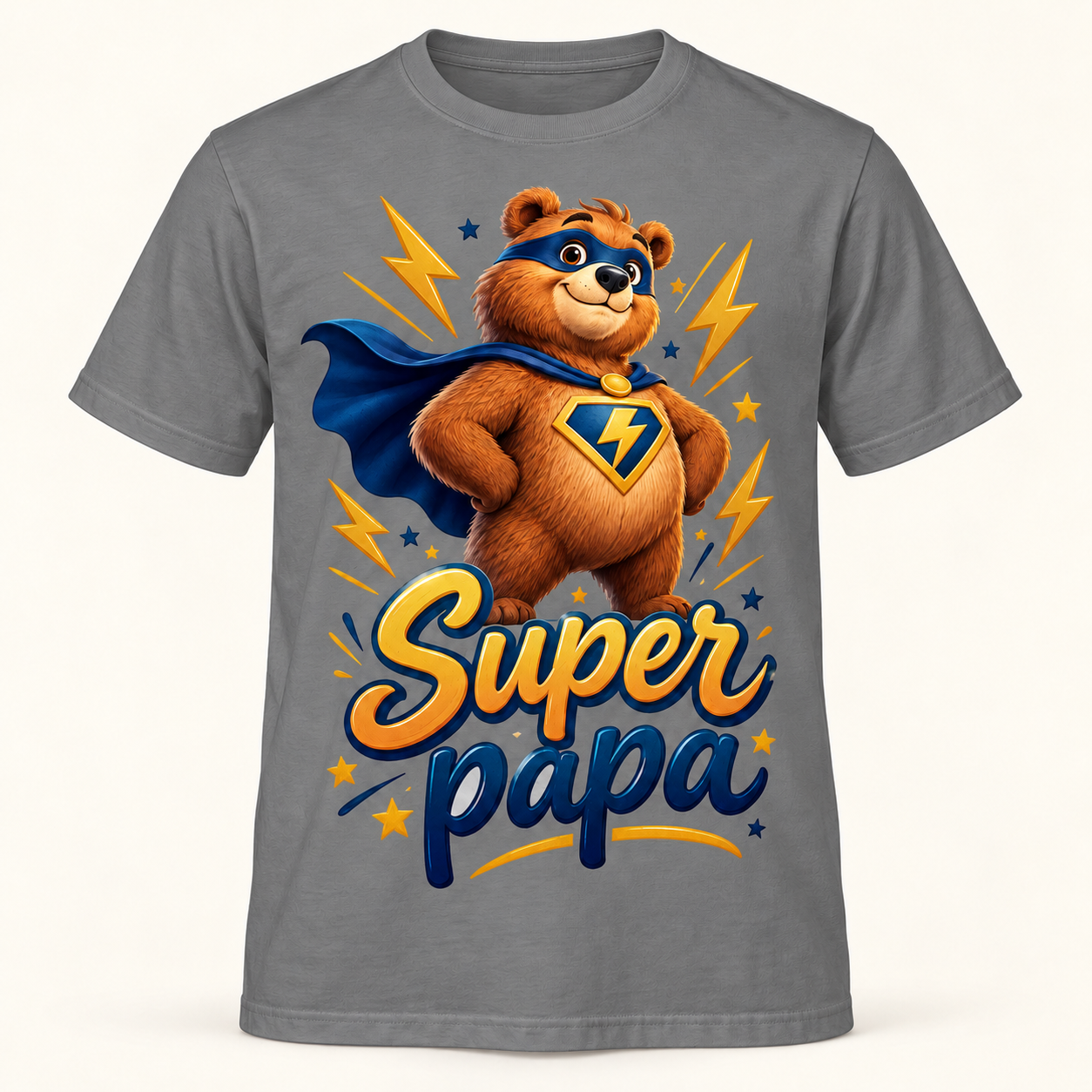 T-shirt Super papa – Image 7