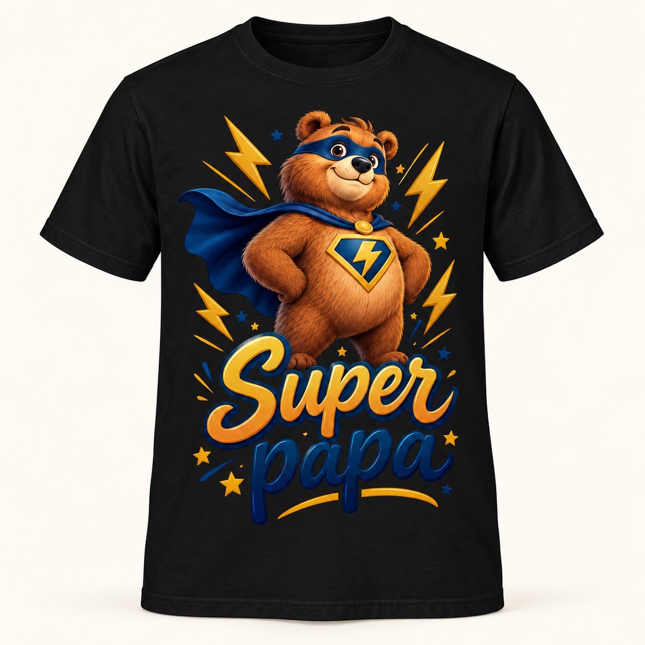T-shirt Super papa – Image 6