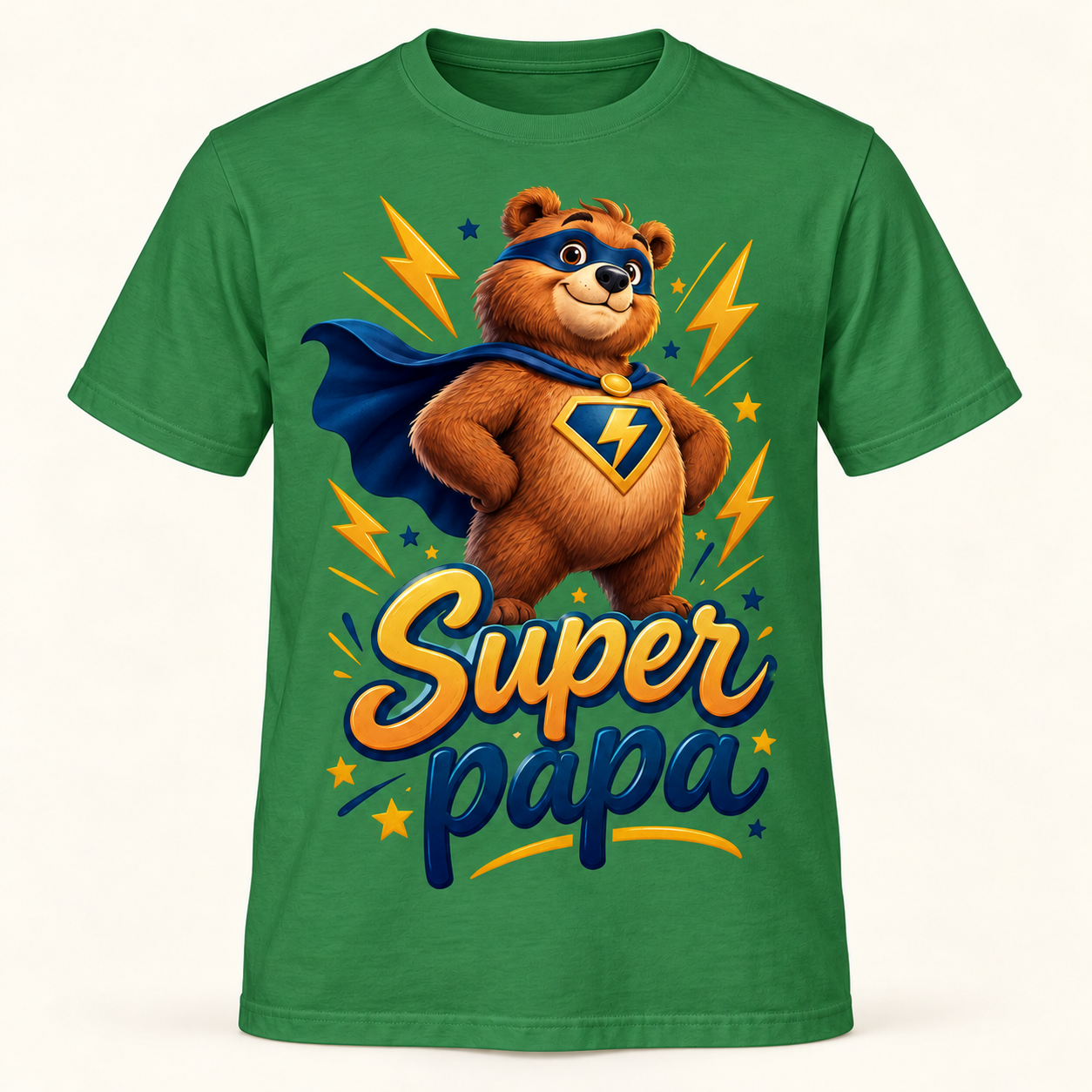 T-shirt Super papa – Image 3