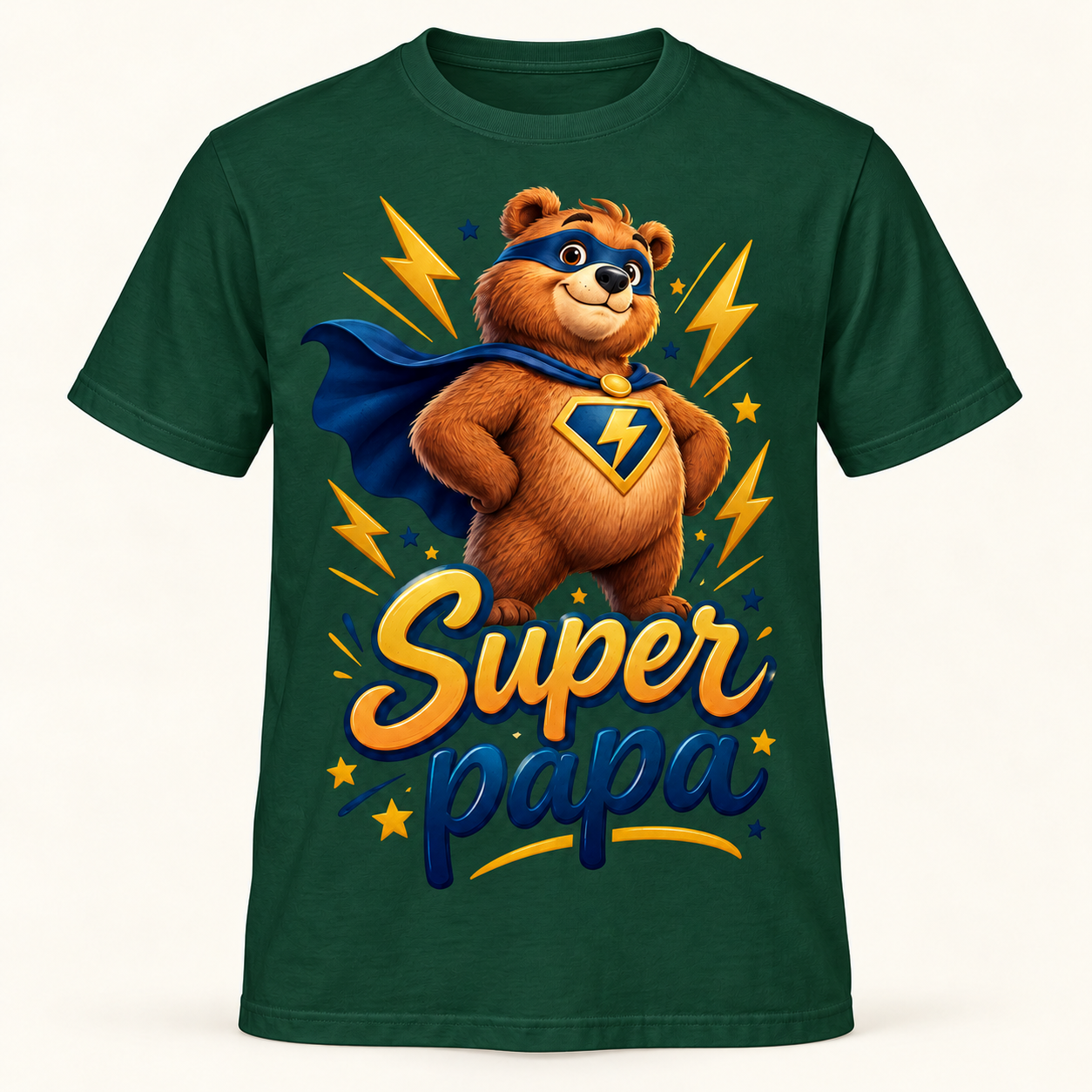 T-shirt Super papa – Image 2