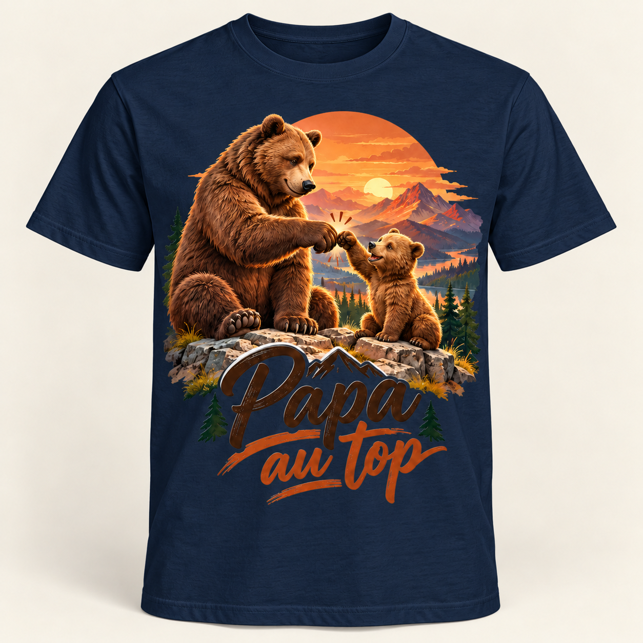 T-shirt Papa au top – Image 11