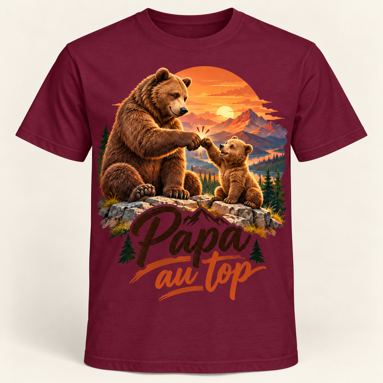 T-shirt Papa au top – Image 10