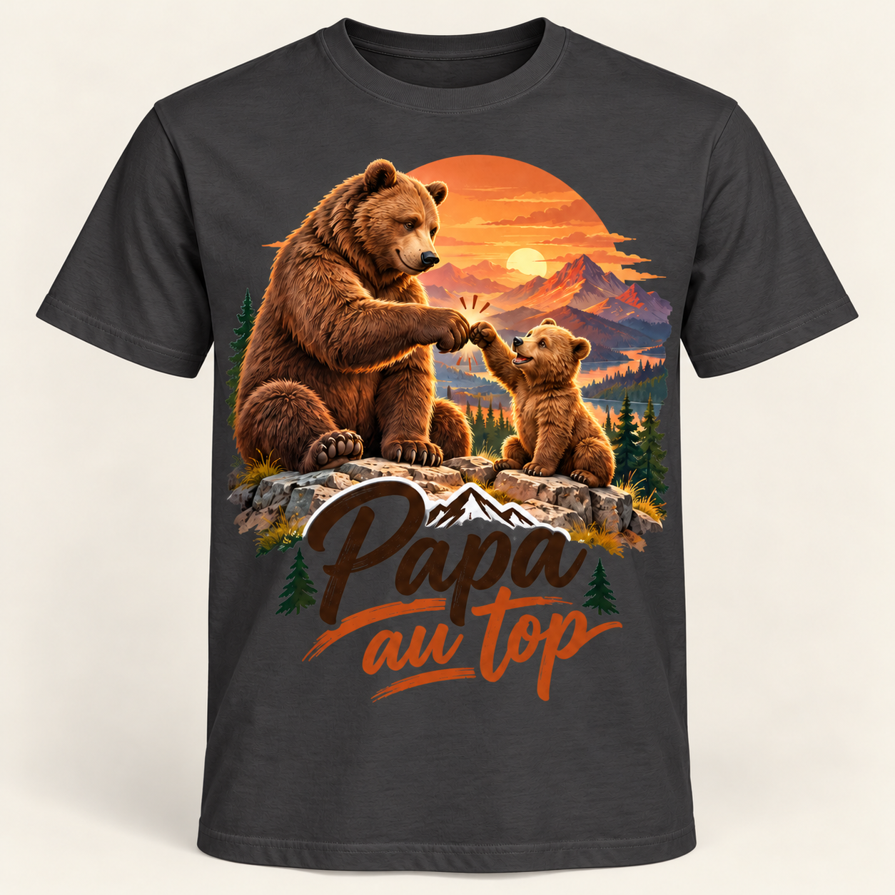 T-shirt Papa au top – Image 9