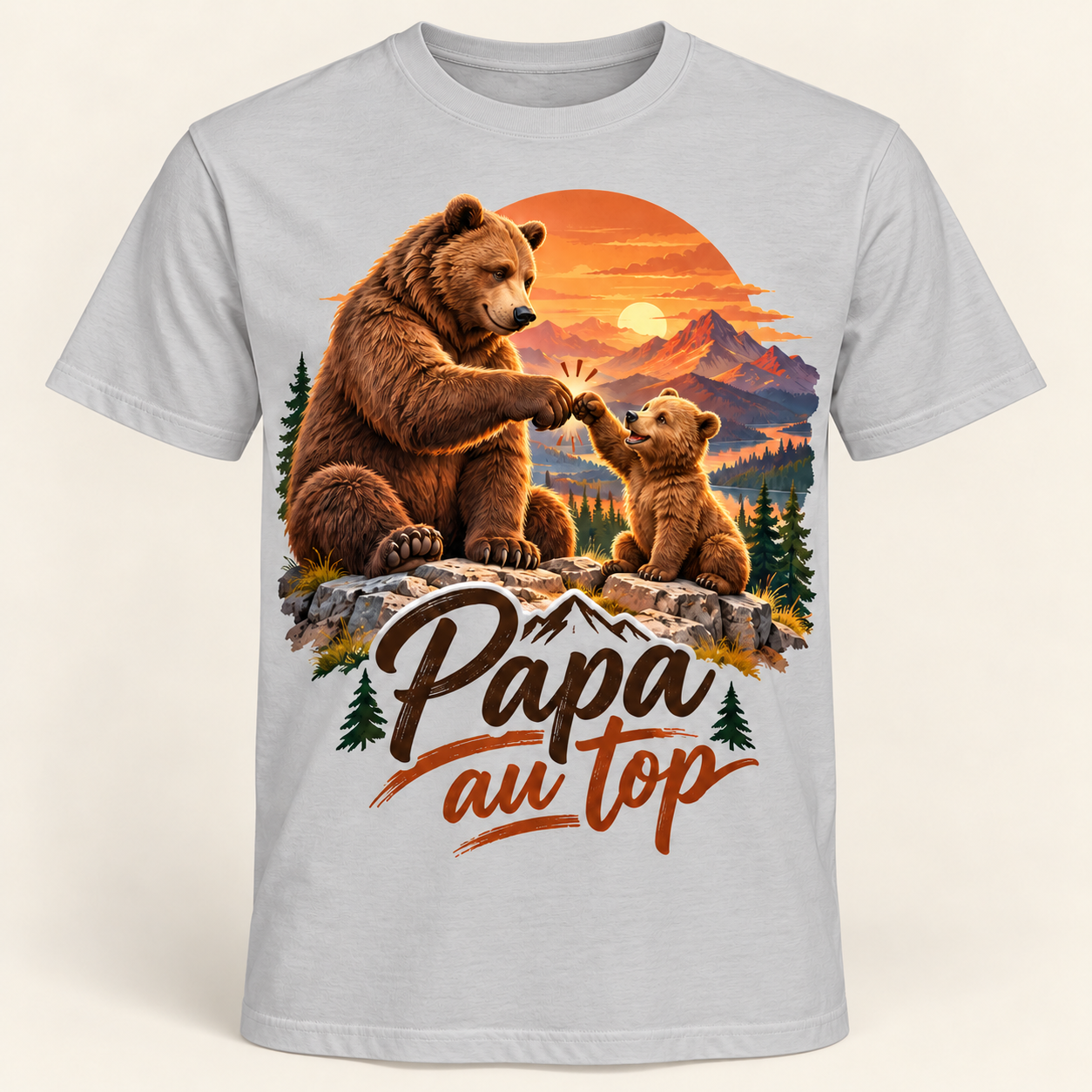 T-shirt Papa au top – Image 8