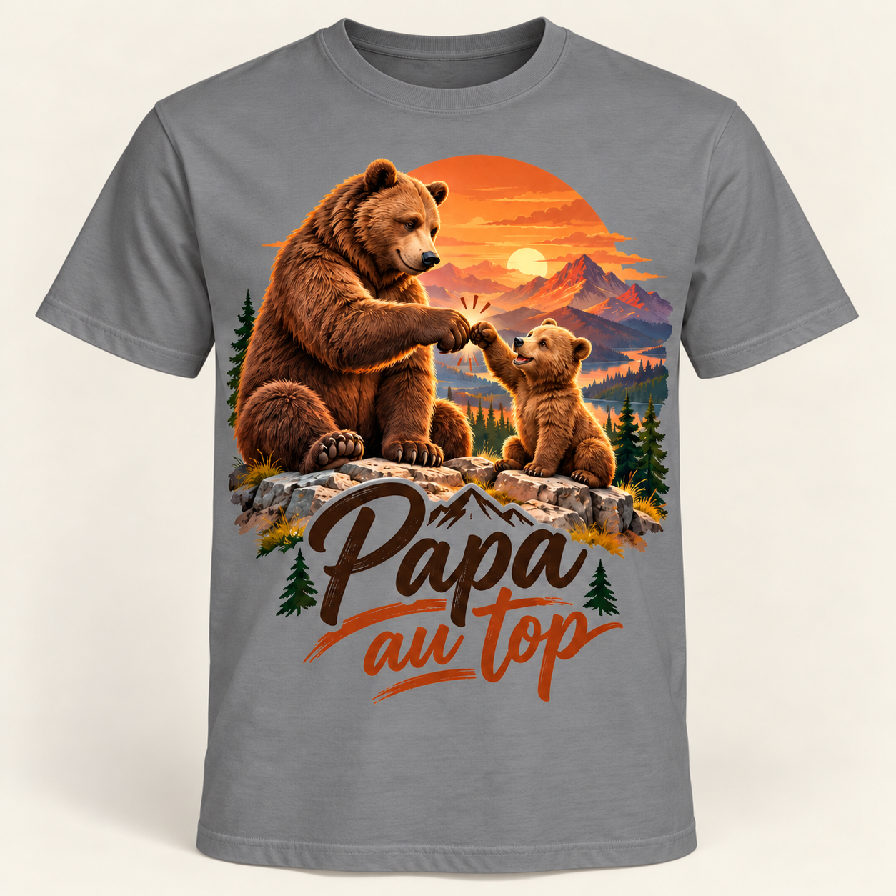 T-shirt Papa au top – Image 7
