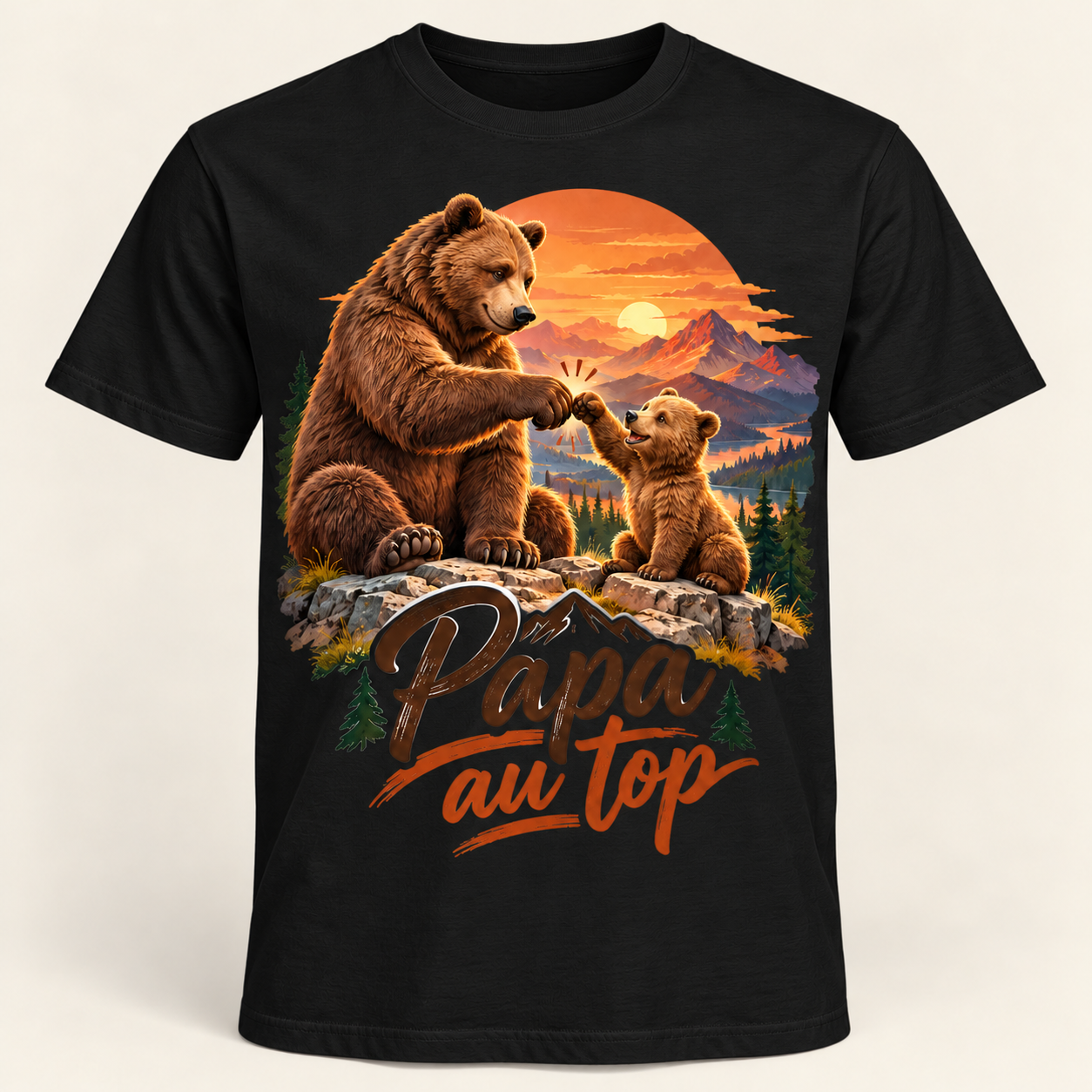 T-shirt Papa au top – Image 6
