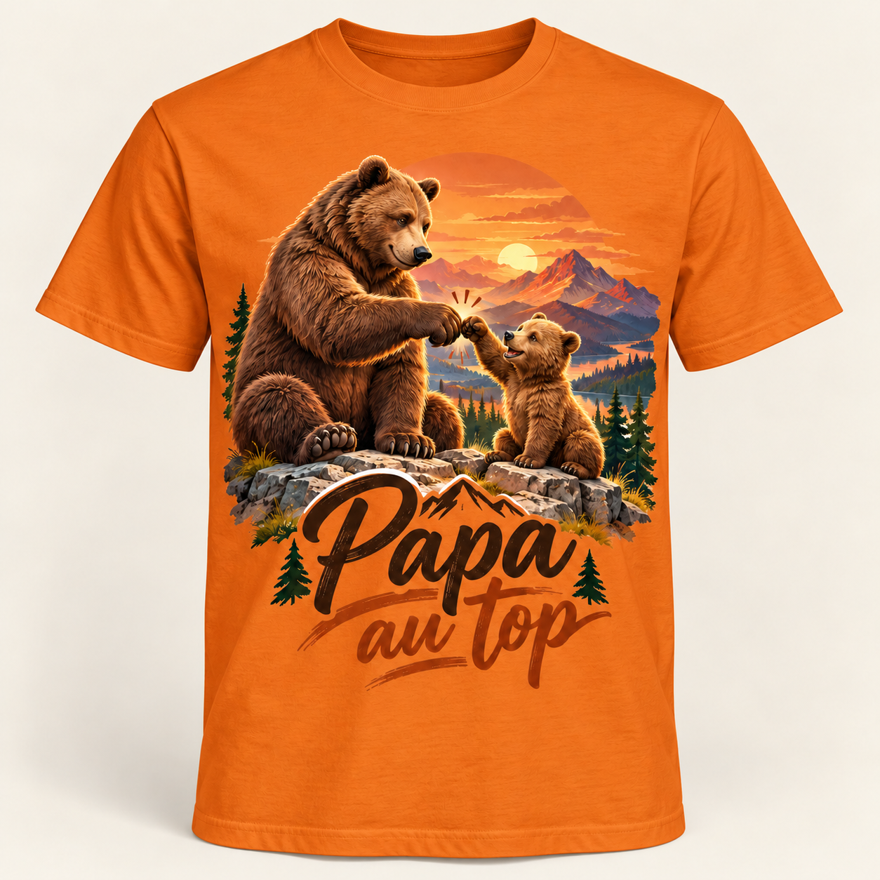 T-shirt Papa au top – Image 5