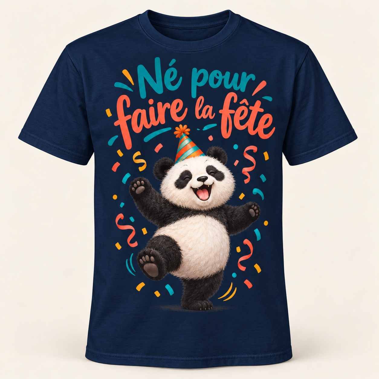 T-shirt Né pour faire la fête – Image 6