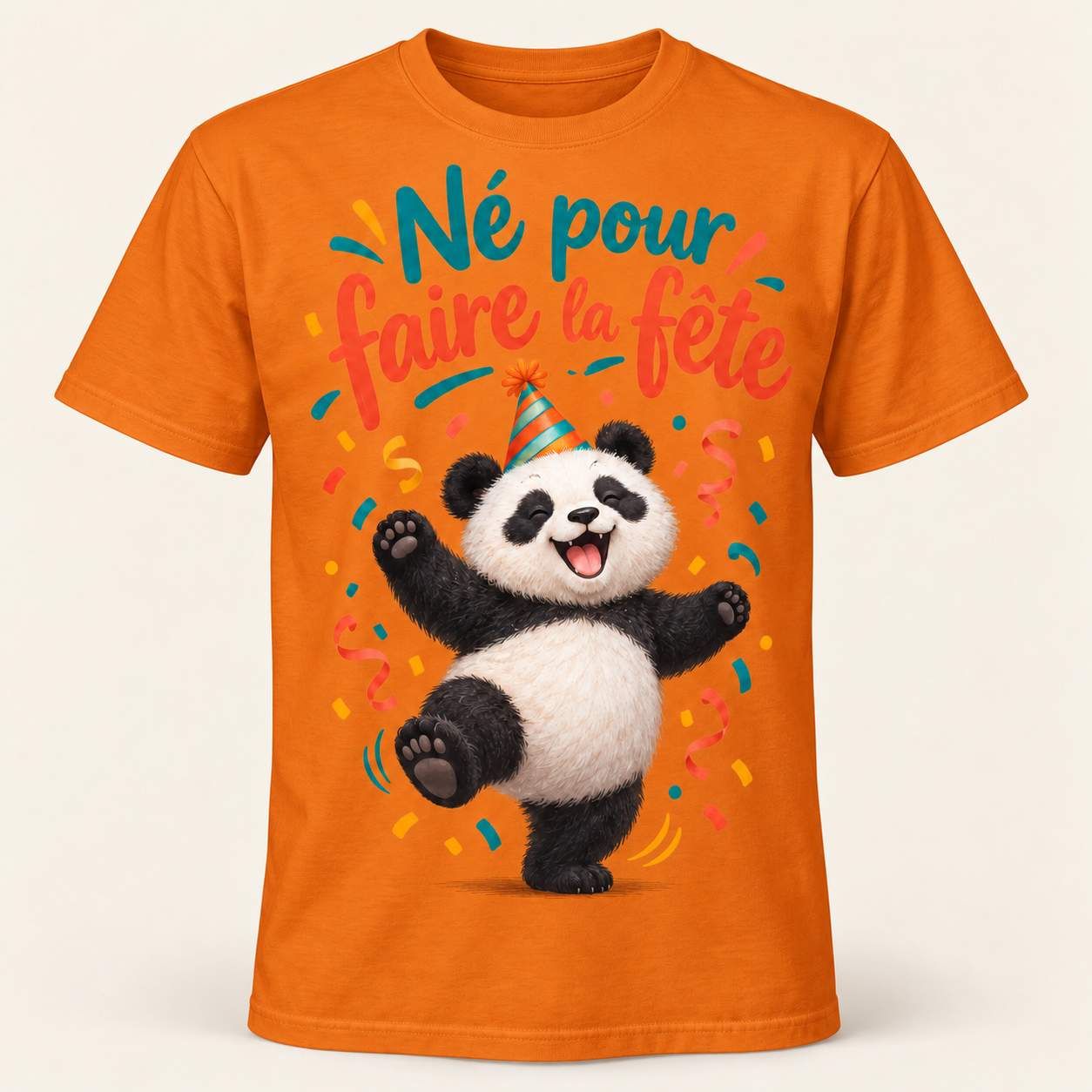 T-shirt Né pour faire la fête – Image 8