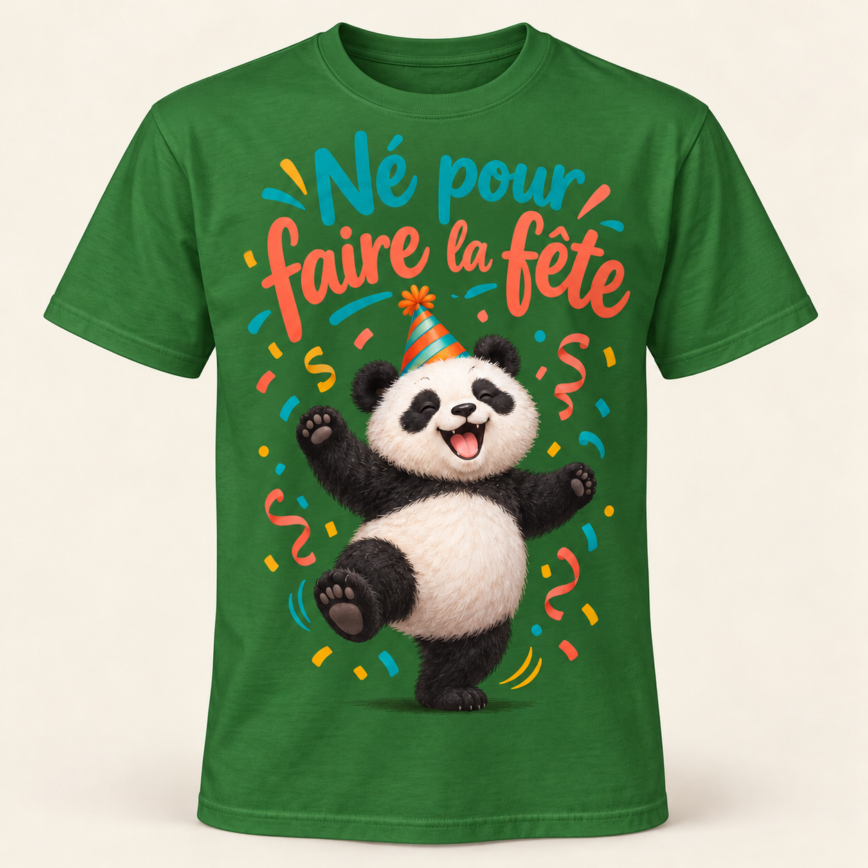 T-shirt Né pour faire la fête – Image 9
