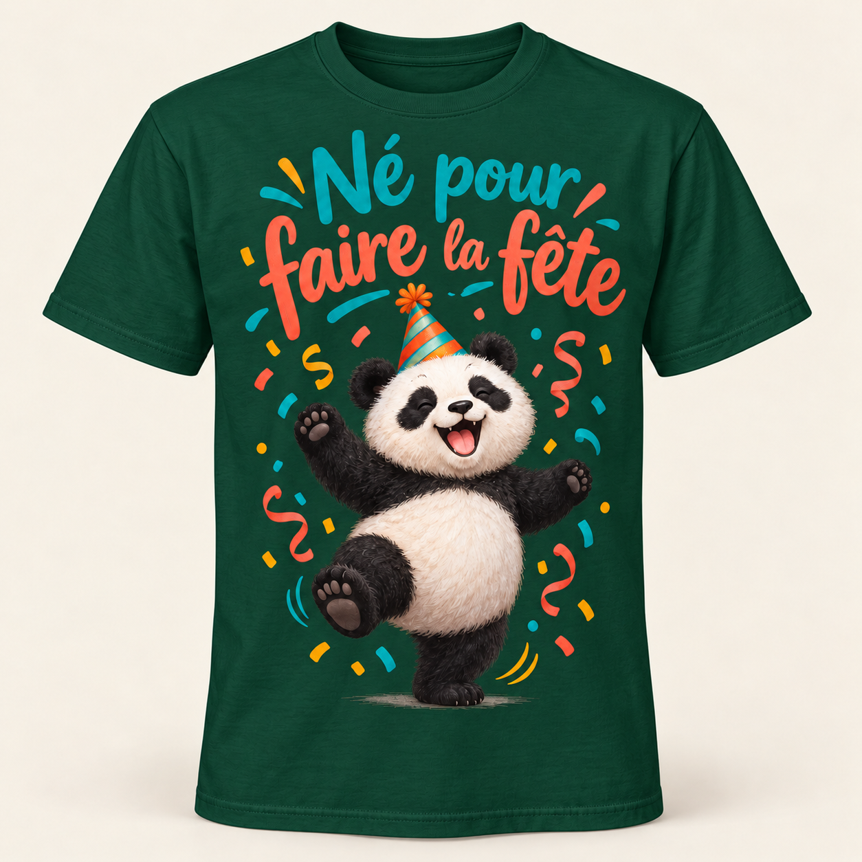 T-shirt Né pour faire la fête – Image 11