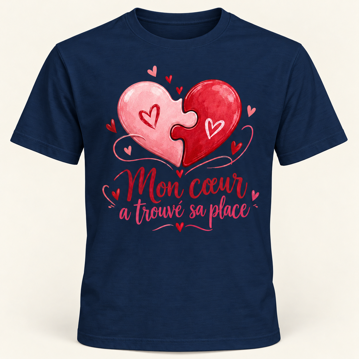 T-shirt Mon cœur a trouvé sa place – Image 6