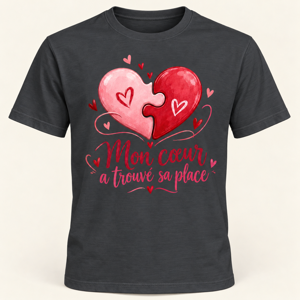 T-shirt Mon cœur a trouvé sa place – Image 10