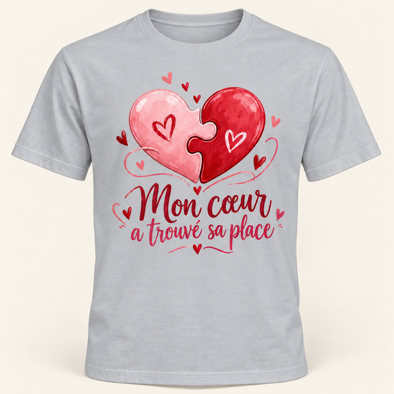 T-shirt Mon cœur a trouvé sa place – Image 7