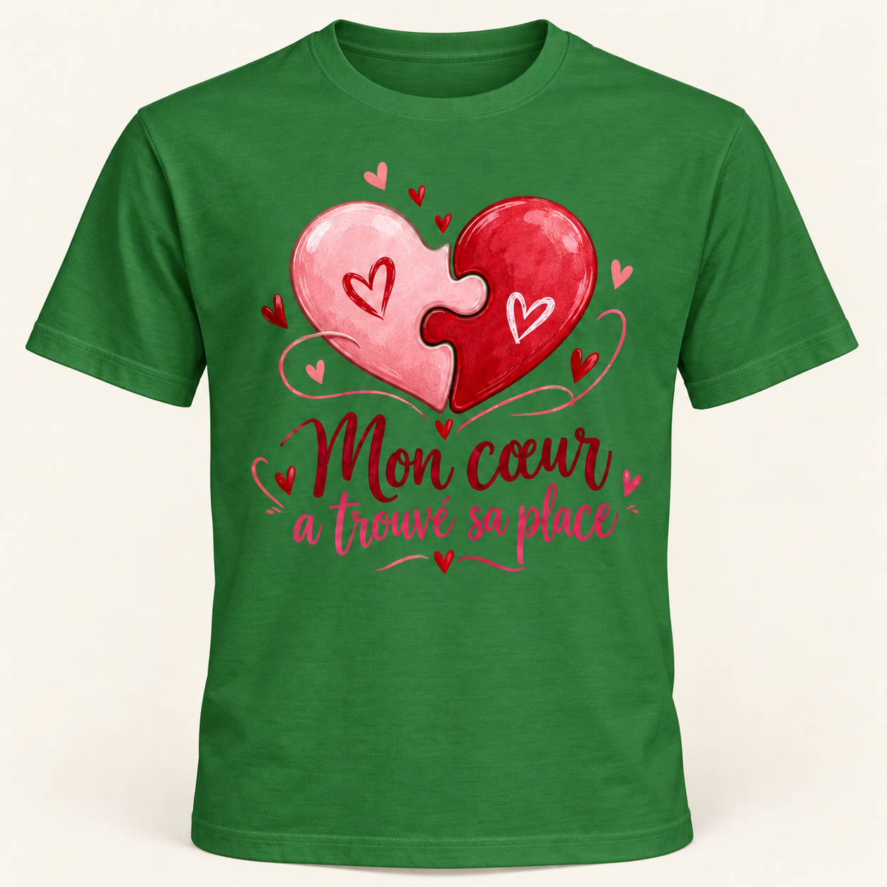 T-shirt Mon cœur a trouvé sa place – Image 9