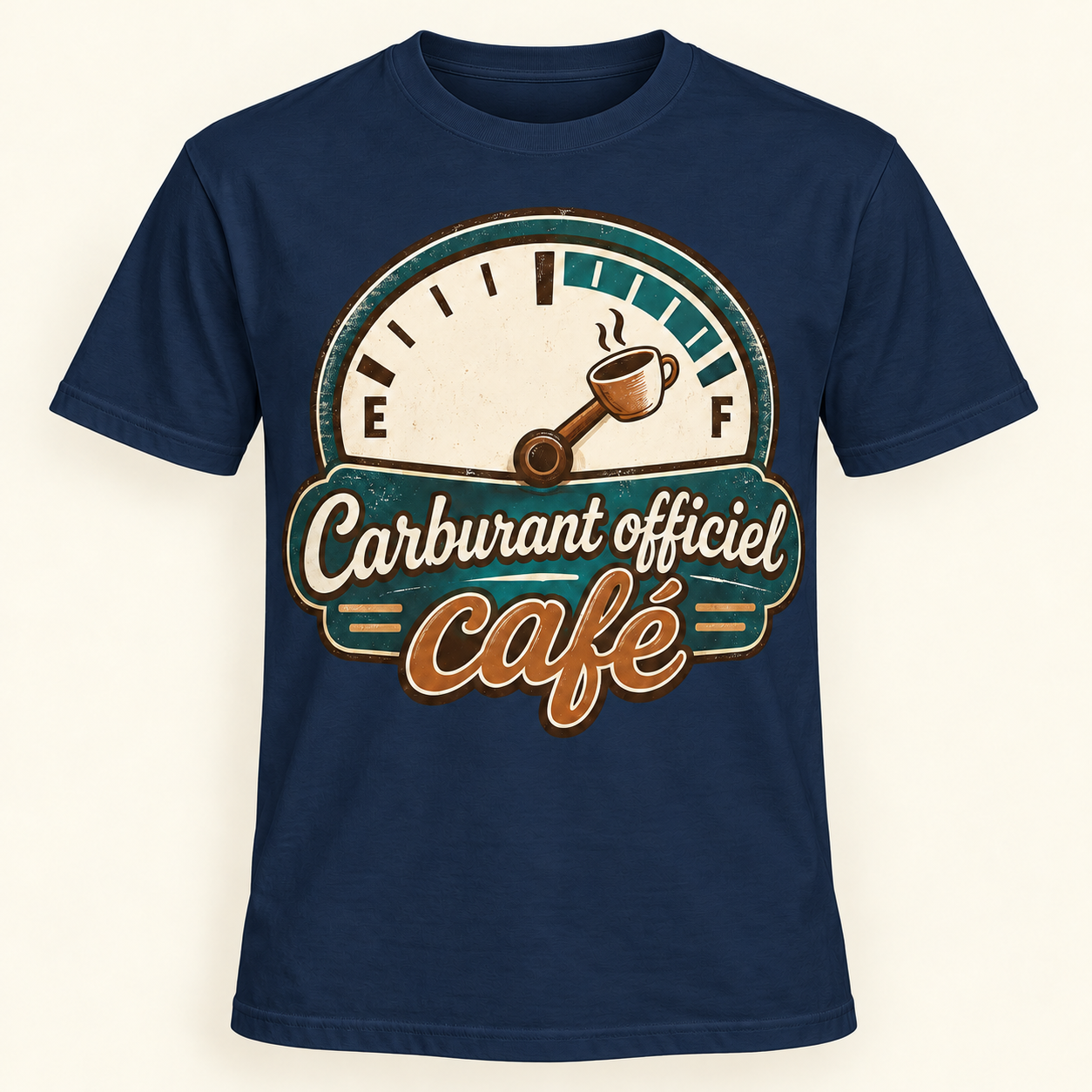 T-shirt Carburant officiel café – Image 6
