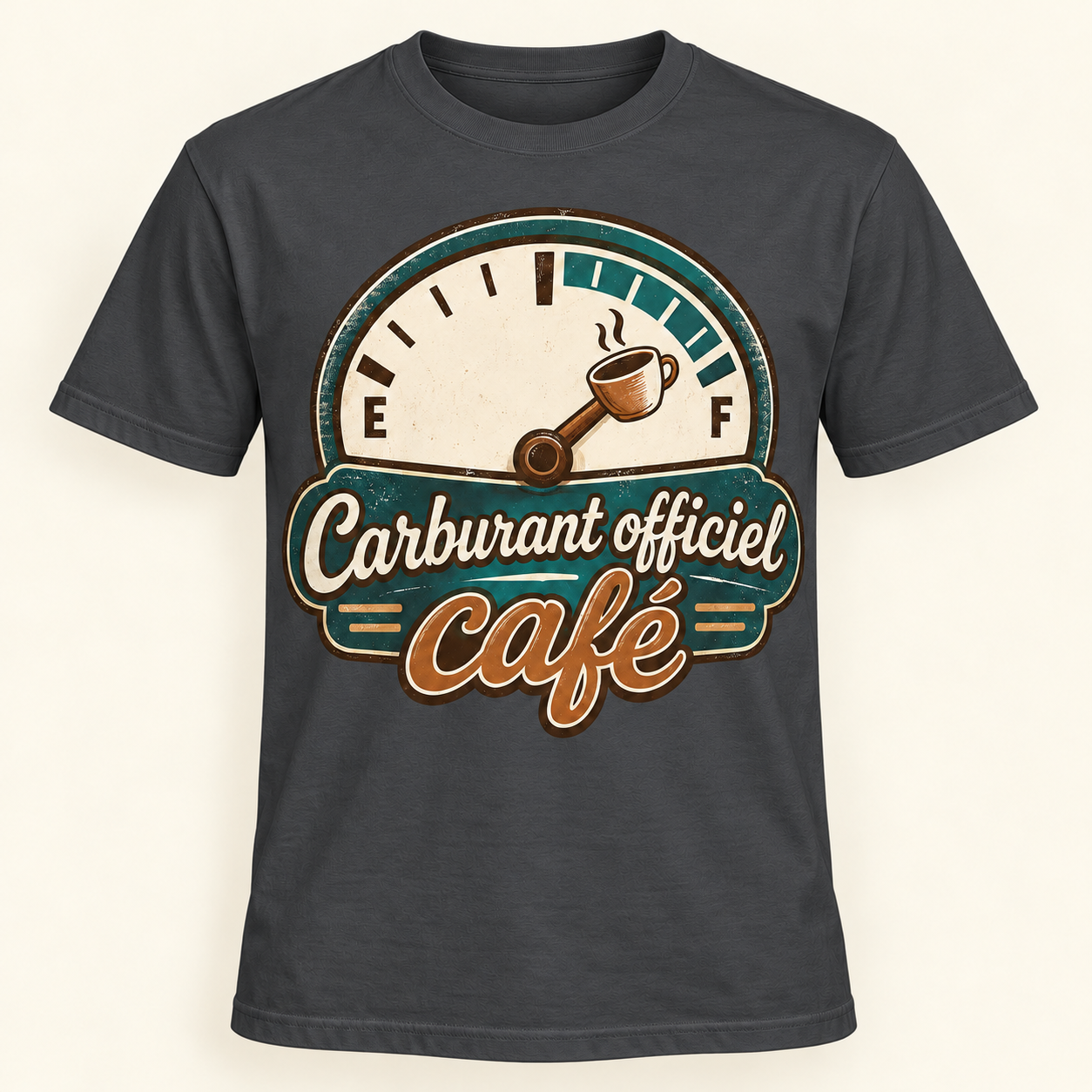 T-shirt Carburant officiel café – Image 10