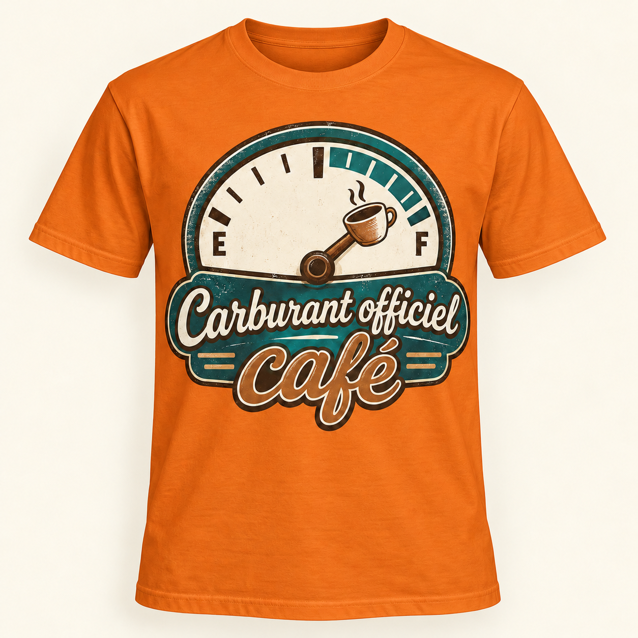 T-shirt Carburant officiel café – Image 8