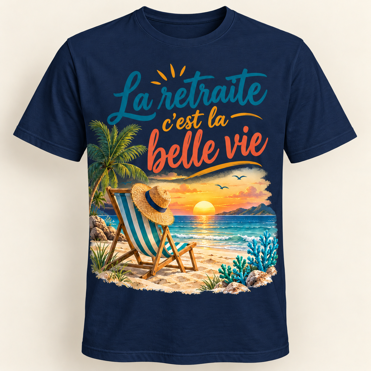 T-shirt La retraite c’est la belle vie – Image 6