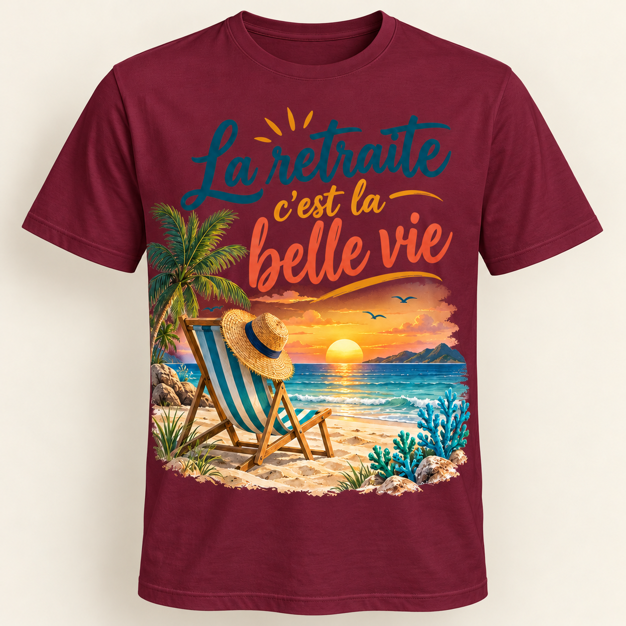 T-shirt La retraite c’est la belle vie – Image 5