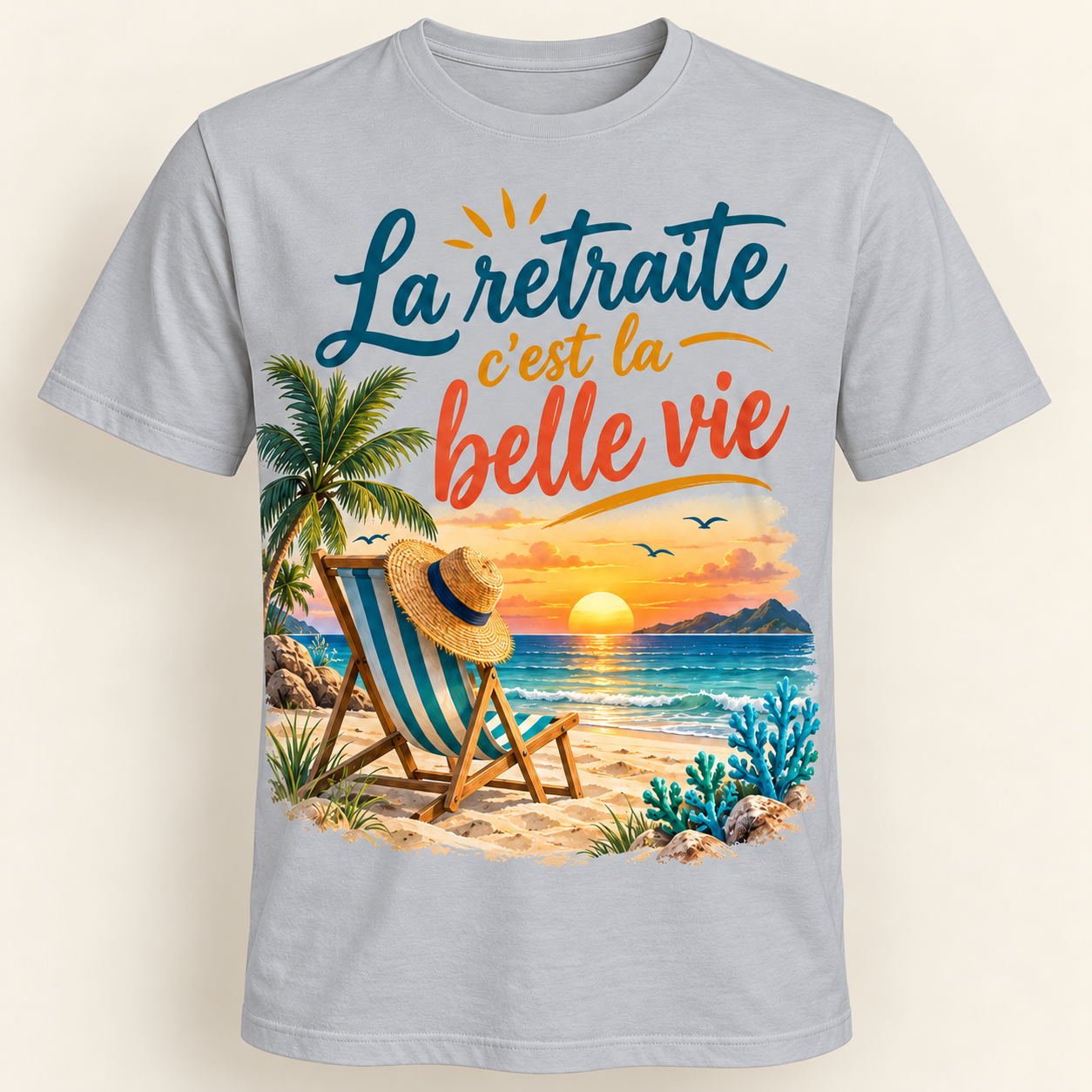 T-shirt La retraite c’est la belle vie – Image 7
