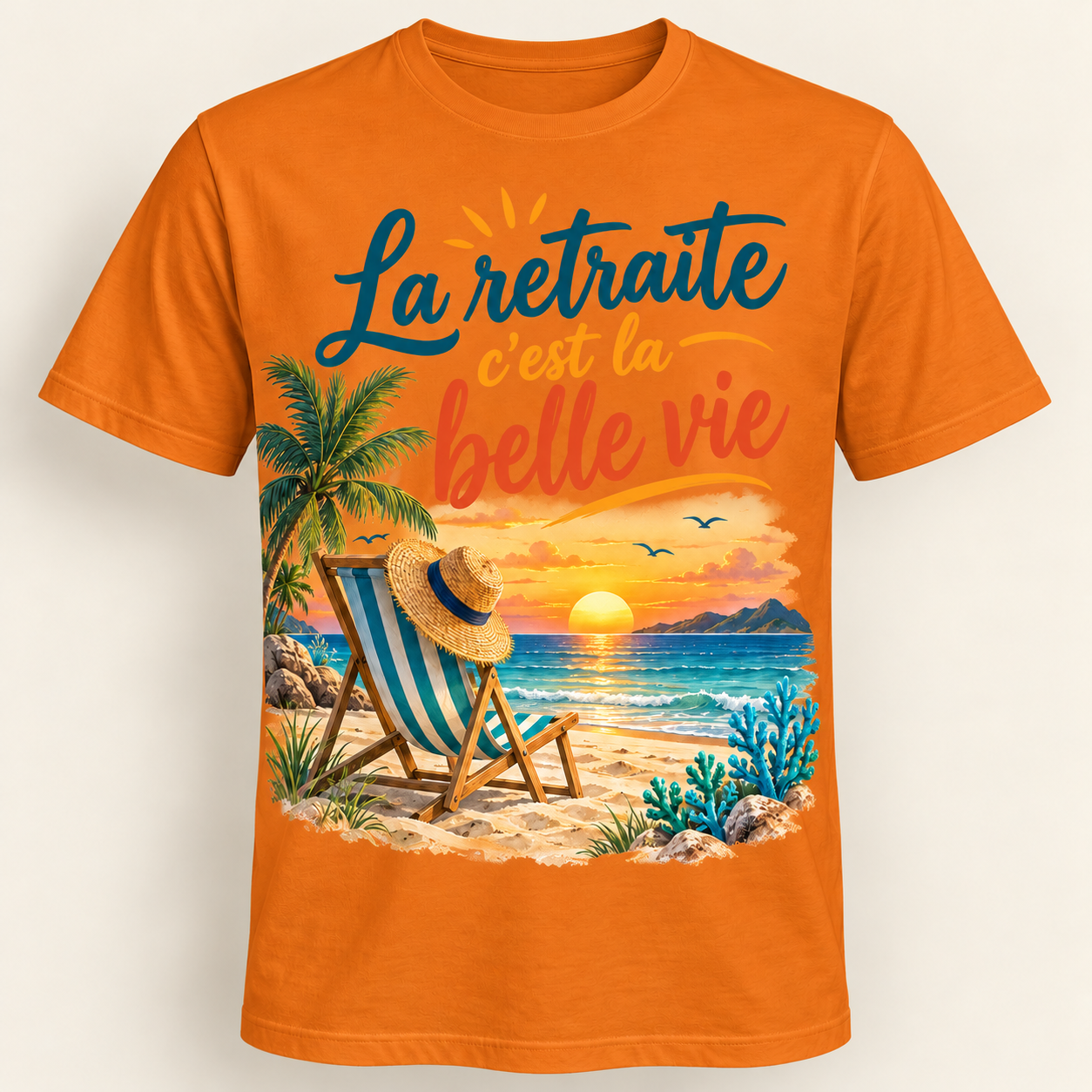 T-shirt La retraite c’est la belle vie – Image 8