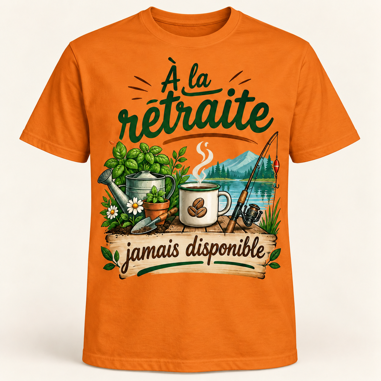 T-shirt À la retraite jamais disponible – Image 8