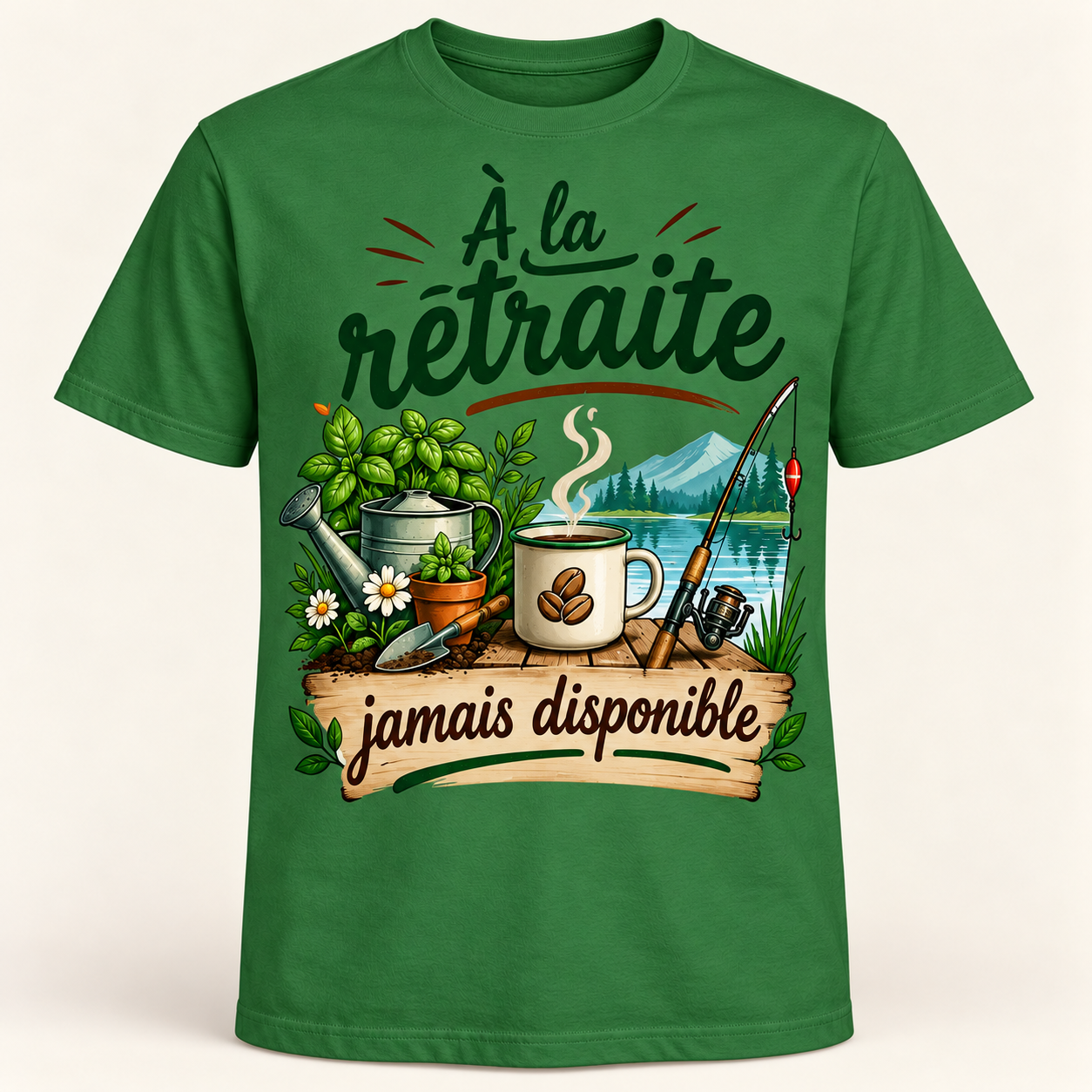 T-shirt À la retraite jamais disponible – Image 9