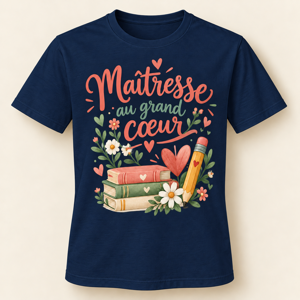 T-shirt Maîtresse au grand cœur – Image 6