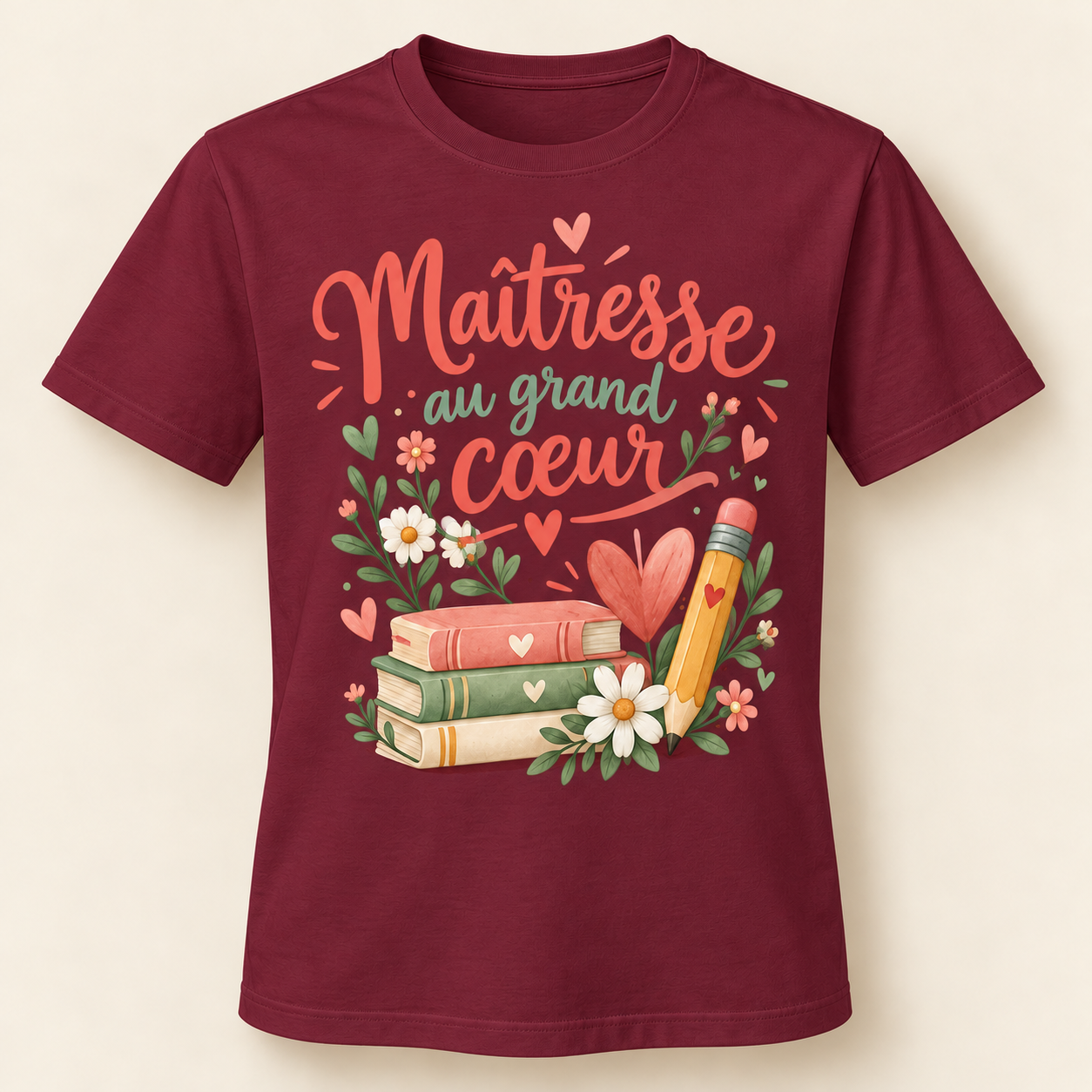 T-shirt Maîtresse au grand cœur – Image 5