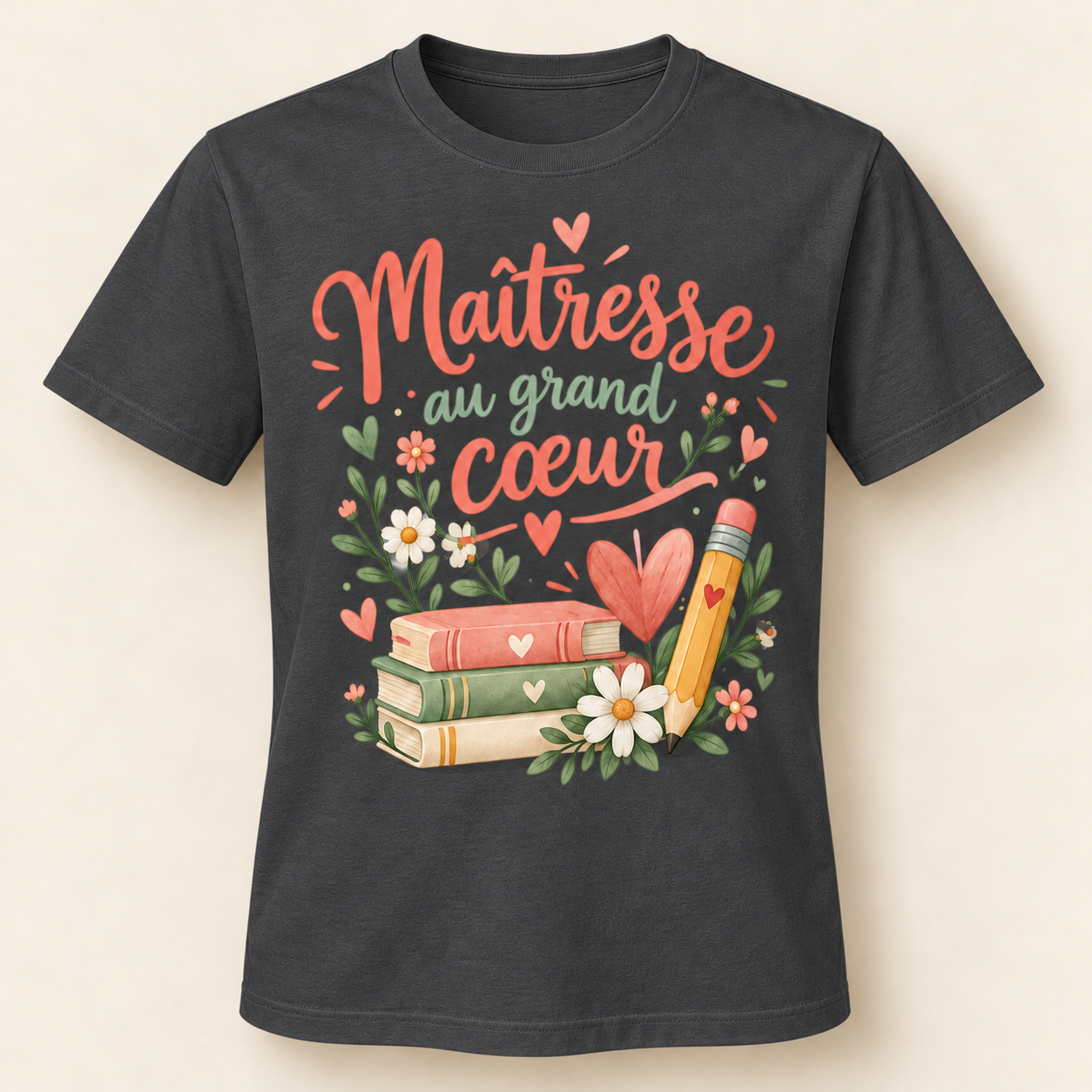 T-shirt Maîtresse au grand cœur – Image 10