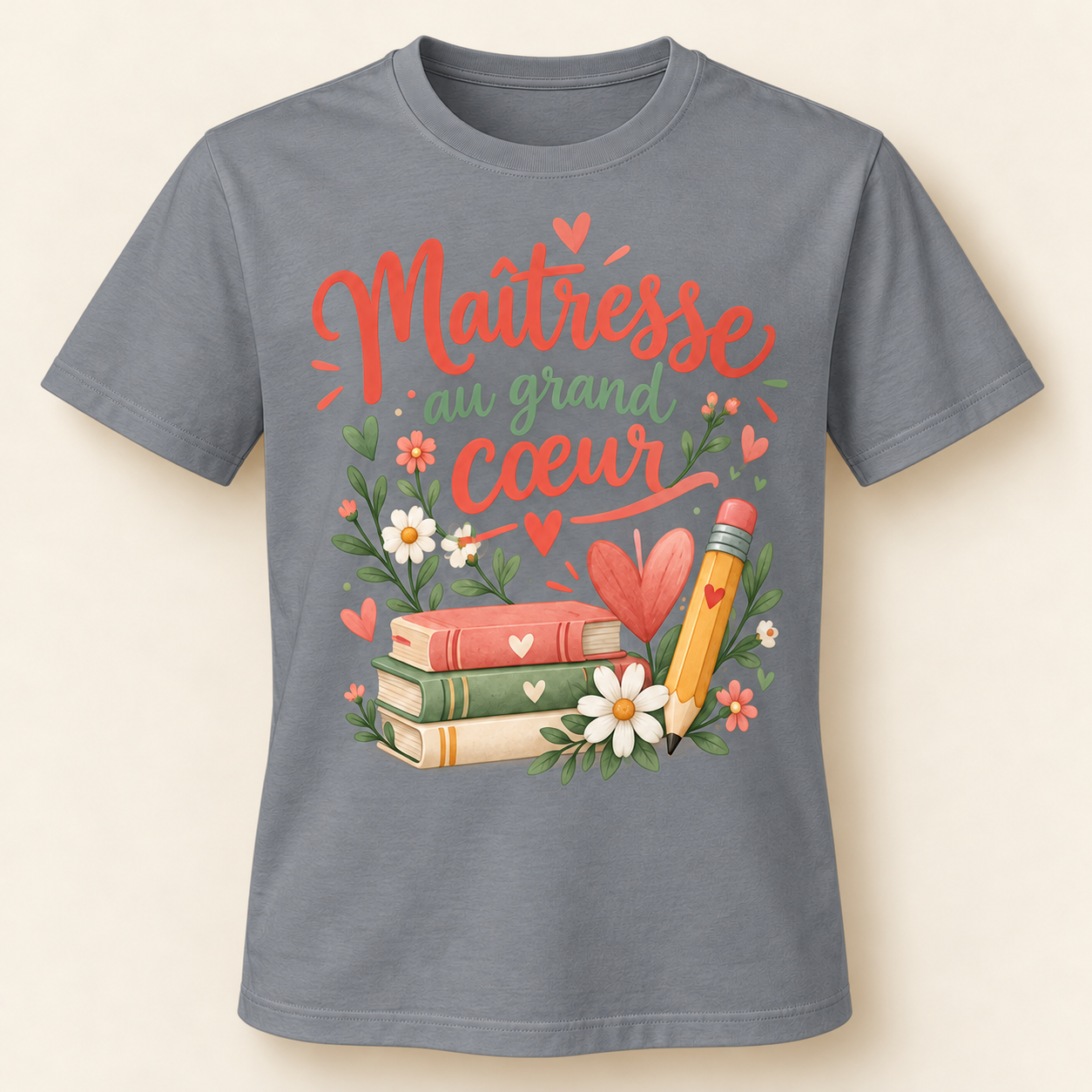 T-shirt Maîtresse au grand cœur – Image 3