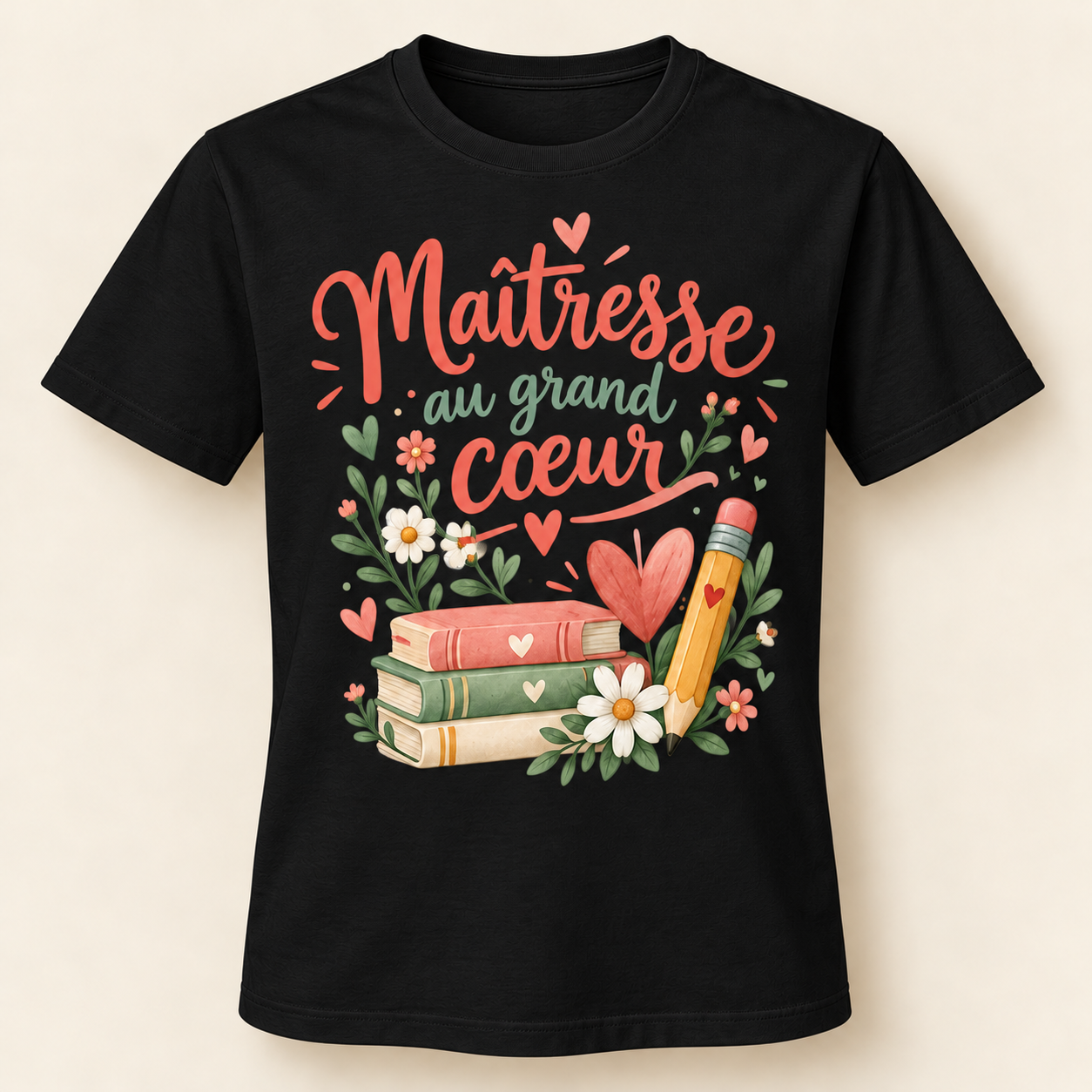 T-shirt Maîtresse au grand cœur – Image 2