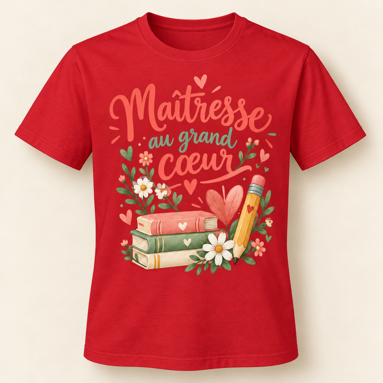 T-shirt Maîtresse au grand cœur – Image 4