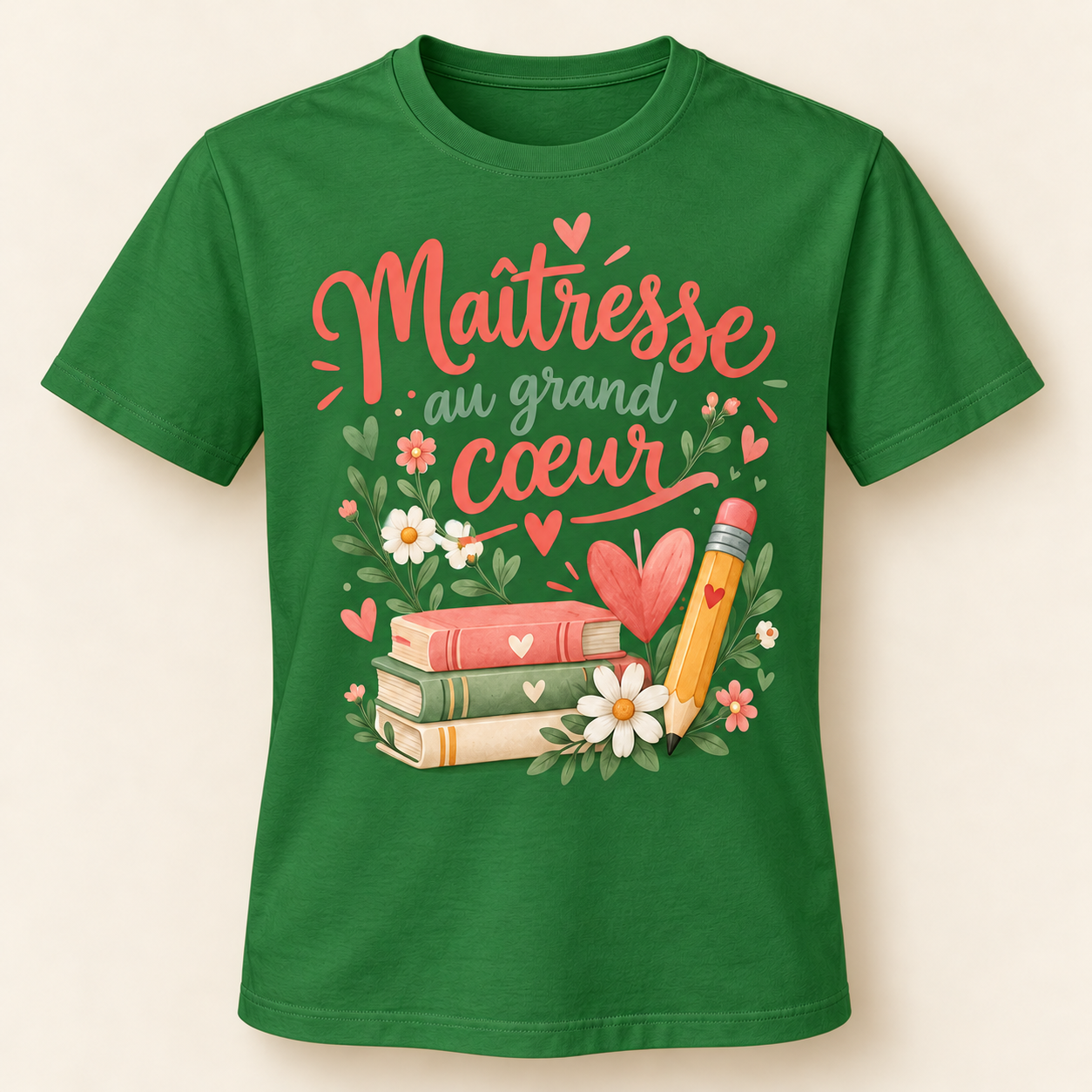 T-shirt Maîtresse au grand cœur – Image 9