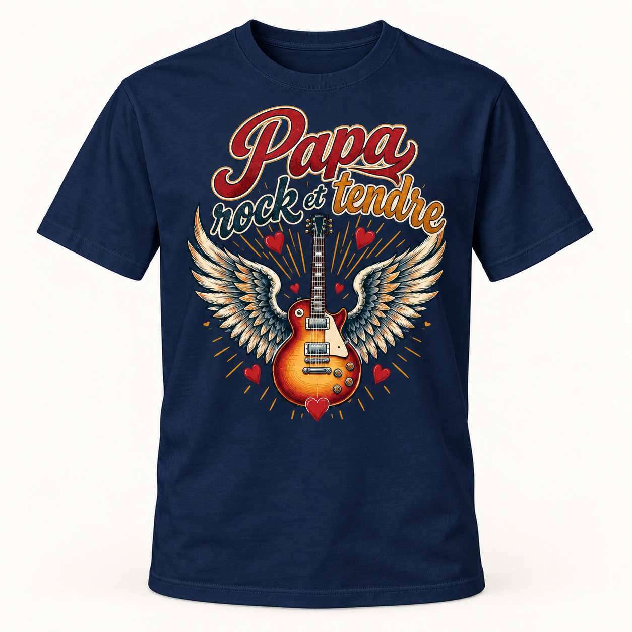 T-shirt Papa rock et tendre – Image 5