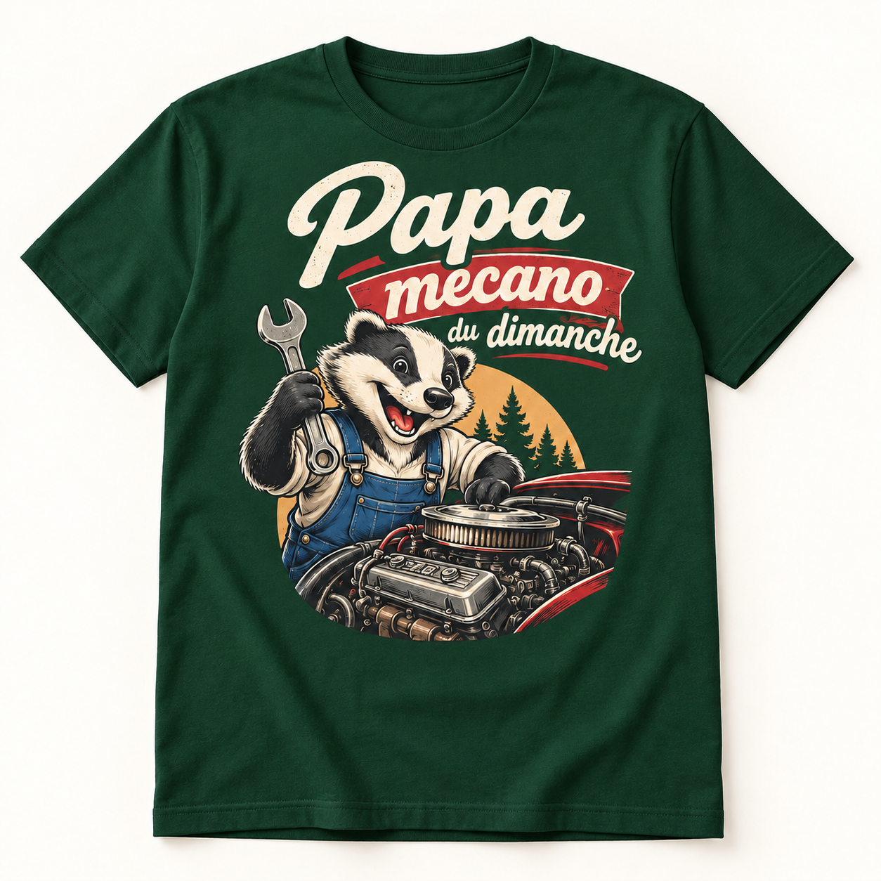 T-shirt Papa mécano du dimanche – Image 5