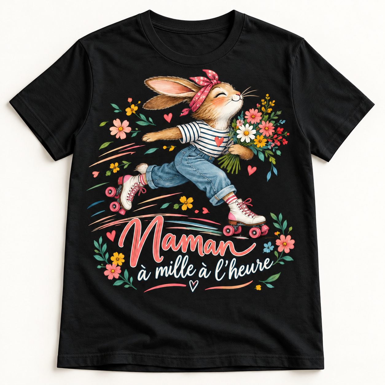 T-shirt Maman à mille à l’heure – Image 2
